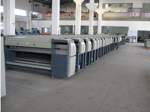 una fabrica de impresora típico en China 