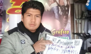 O Cliente de Bolivia SR.Saloman,Compriu Pecas de Plotter China