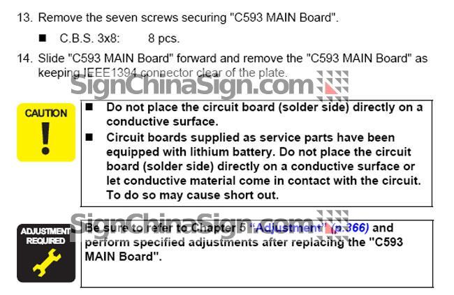 how to install Epson Stylus Pro 4800 Mainboard