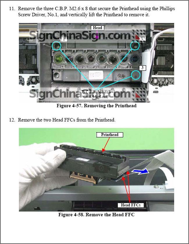 Epson DX5 Solvent Printhead Manifold Adapter