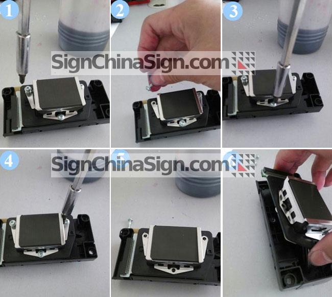 Epson DX5 Solvent Printhead Manifold Adapter