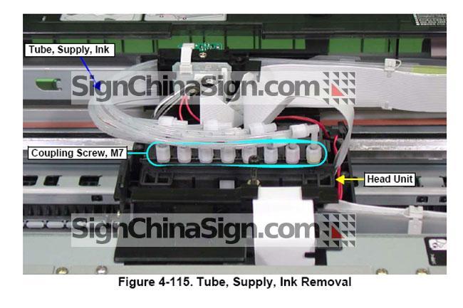 how to install Epson DX5 Printhead Damper UV