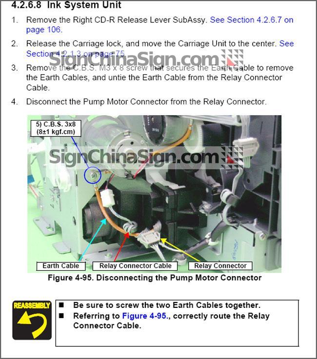 how to install Epson Stylus Photo R2400 Pump Assembly