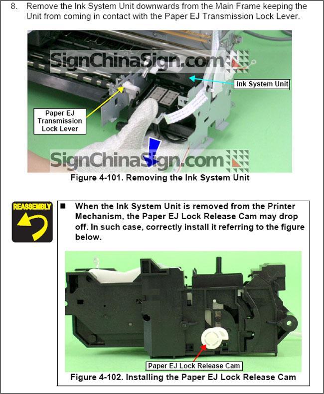 how to install Epson Stylus Photo R2400 Pump Assembly