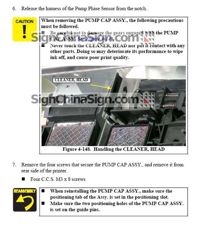 how to install Epson Stylus Pro 7880 9880 Solvent Capping Unit