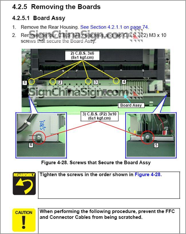 Tarjeta de madre de Epson R2400 Mainboard usado 0d43kgs