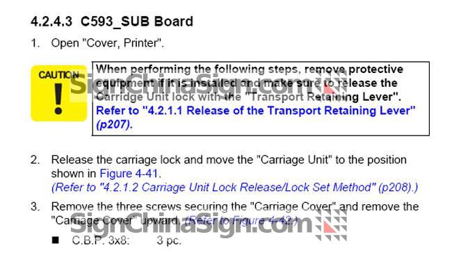 como instalar tarjeta Epson Stylus Pro 4880 CR Junction Board