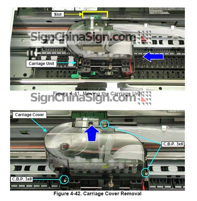 como instalar tarjeta Epson Stylus Pro 4880 CR Junction Board