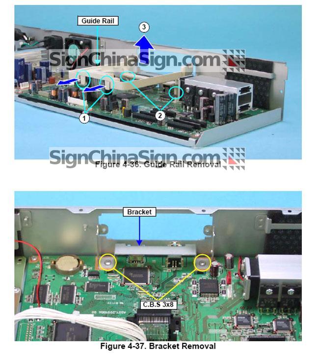 como instalar tarjeta principal de Epson Stylus Pro 4800 Mainboard