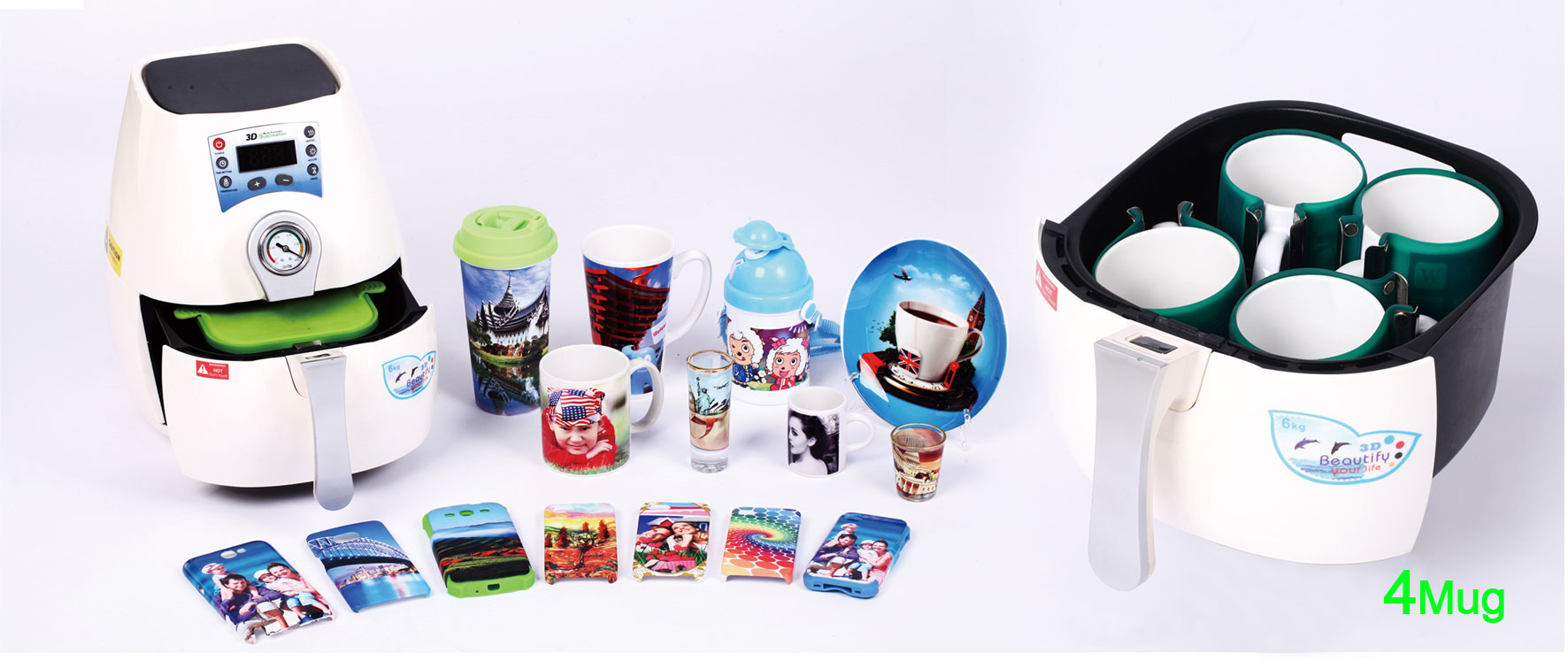 3D mini sublimation vacuum heat press ST1520-C1-W-230V 3D mini sublimation vacuum heat press ST1520-C1-W-230V